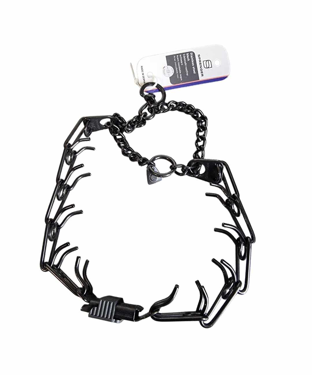 Pinch Collar with Assembly Chain, swivel and ClicLock